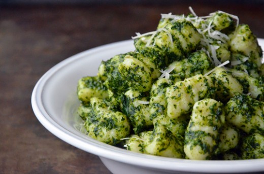 Homemade Gnocchi Kale Pesto Recipe