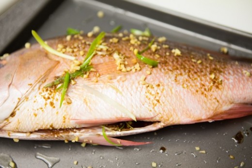 Asian-Style Roasted Whole Fish Recipe