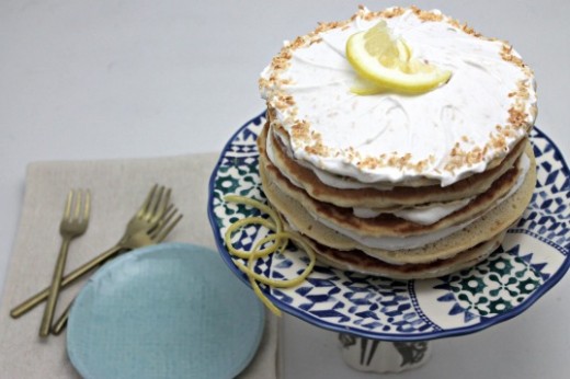 Lemon Coconut Cream Cake Recipe