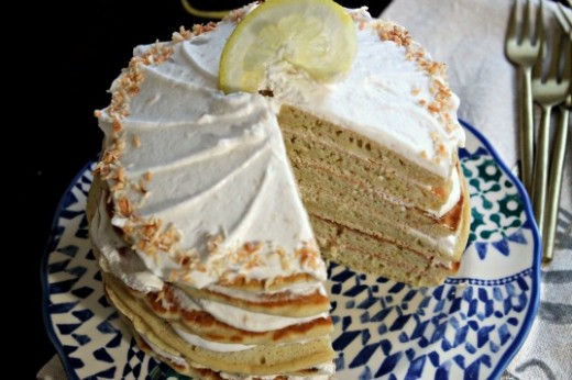 Lemon Coconut Cream Cake Recipe