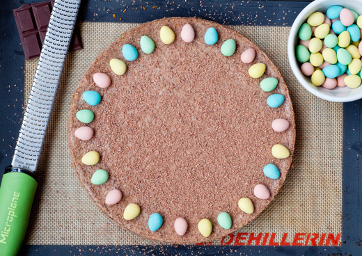 Easter Dessert - Baked Chocolate Cheesecake