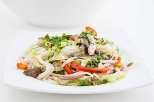 Thai Chicken and Cabbage Noodles Recipe