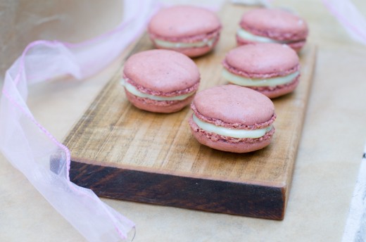 Pink Velvet Mint Macarons Recipe